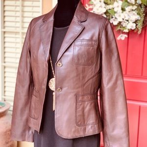 Soft Leather Brown Jacket